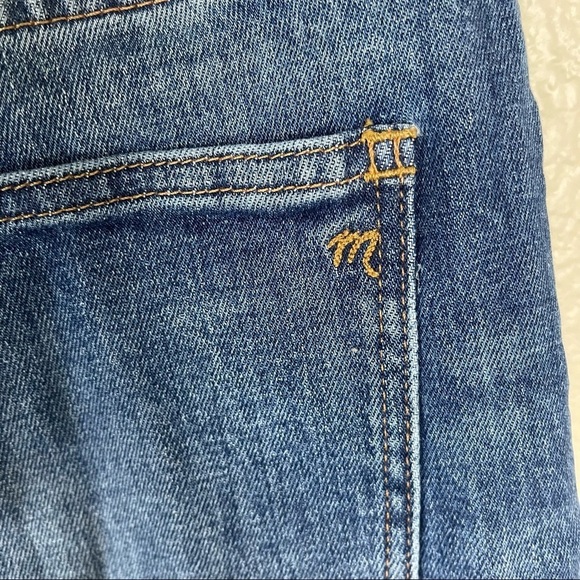MADEWELL High-Rise Denim Shorts in Glenoaks Wash: Cutoff Edition - Picture 8 of 8